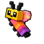 Sunset Voxel Bee default cursor