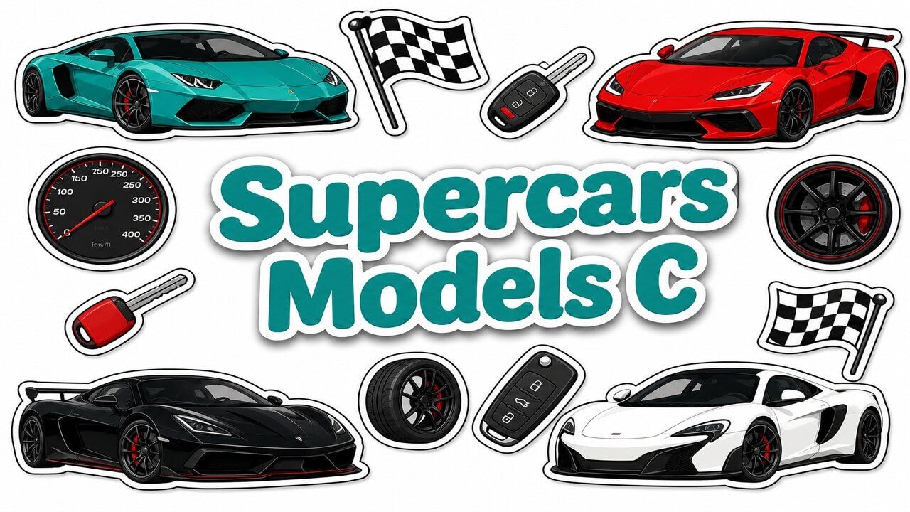 Supercars Models C custom cursor collection preview