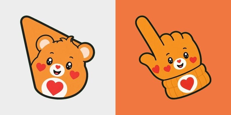 Tenderheart Bear cursor preview