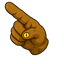 Toothy Mud Monster pointer cursor