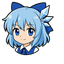 Touhou Cirno Icicle Cursor pointer cursor