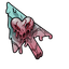 Undead Heart Cursor default cursor