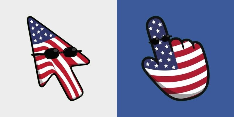 USA Countryball Cursor