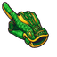Vice Emerald Gold pointer cursor