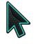 Vice Graphite Teal default cursor