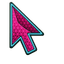 Vice Magenta Cyan default cursor