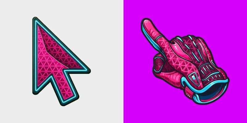 Vice Magenta Cyan cursor preview
