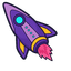 Violet Nebula Voyager default cursor