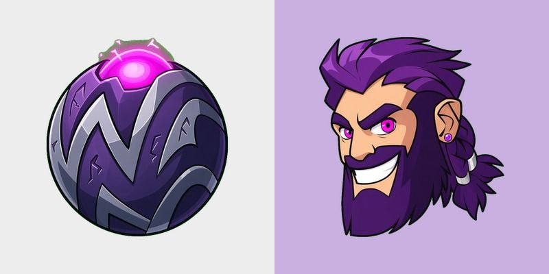 Violet Thor Orb Cursor