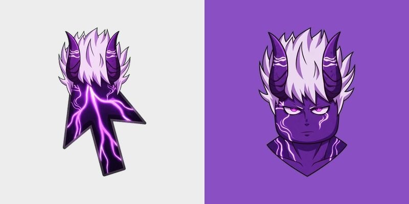 Violet Void Oni Cursor