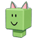 Voxel Lime Cat Cursor pointer cursor