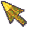 Voxel Pineapple Penguin Cursor default cursor