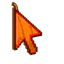 Voxel Pumpkin Glow Cursor default cursor