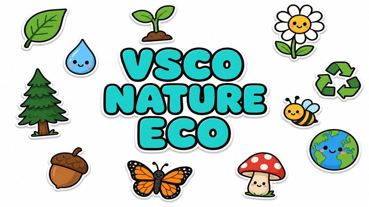 VSCO Nature & Eco custom cursor collection preview