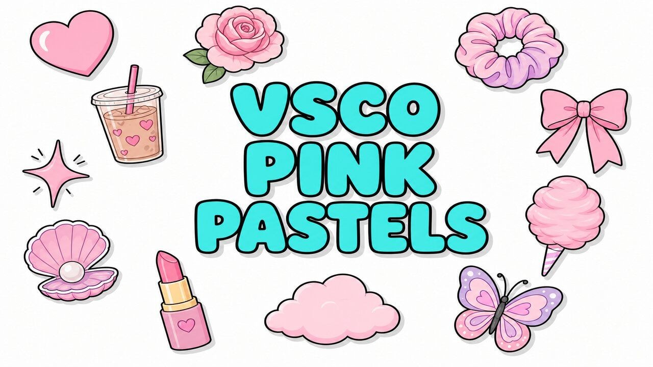VSCO Pink & Pastels custom cursor collection preview
