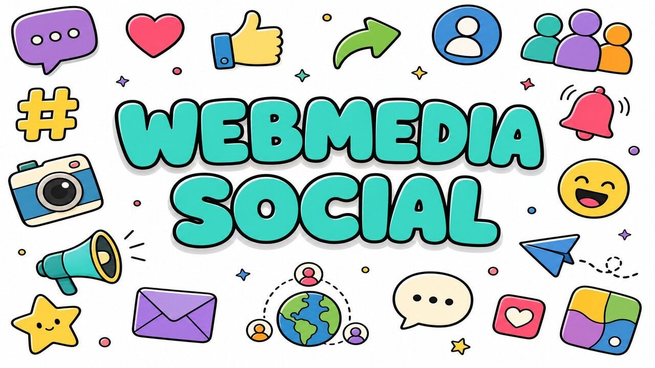 Web Media Social custom cursor collection preview
