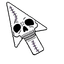 White Skull Zine Cursor default cursor