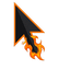 Wind Leaf Ninja Cursor default cursor