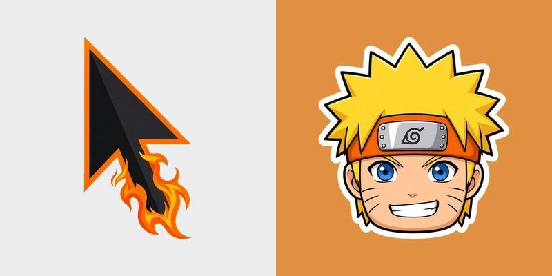 Wind Leaf Ninja Cursor