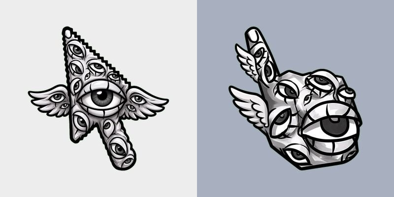 Winged Eye Cursor
