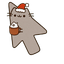 Winter Cocoa Cat Cursor default cursor