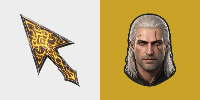 Witcher Geralt Cursor