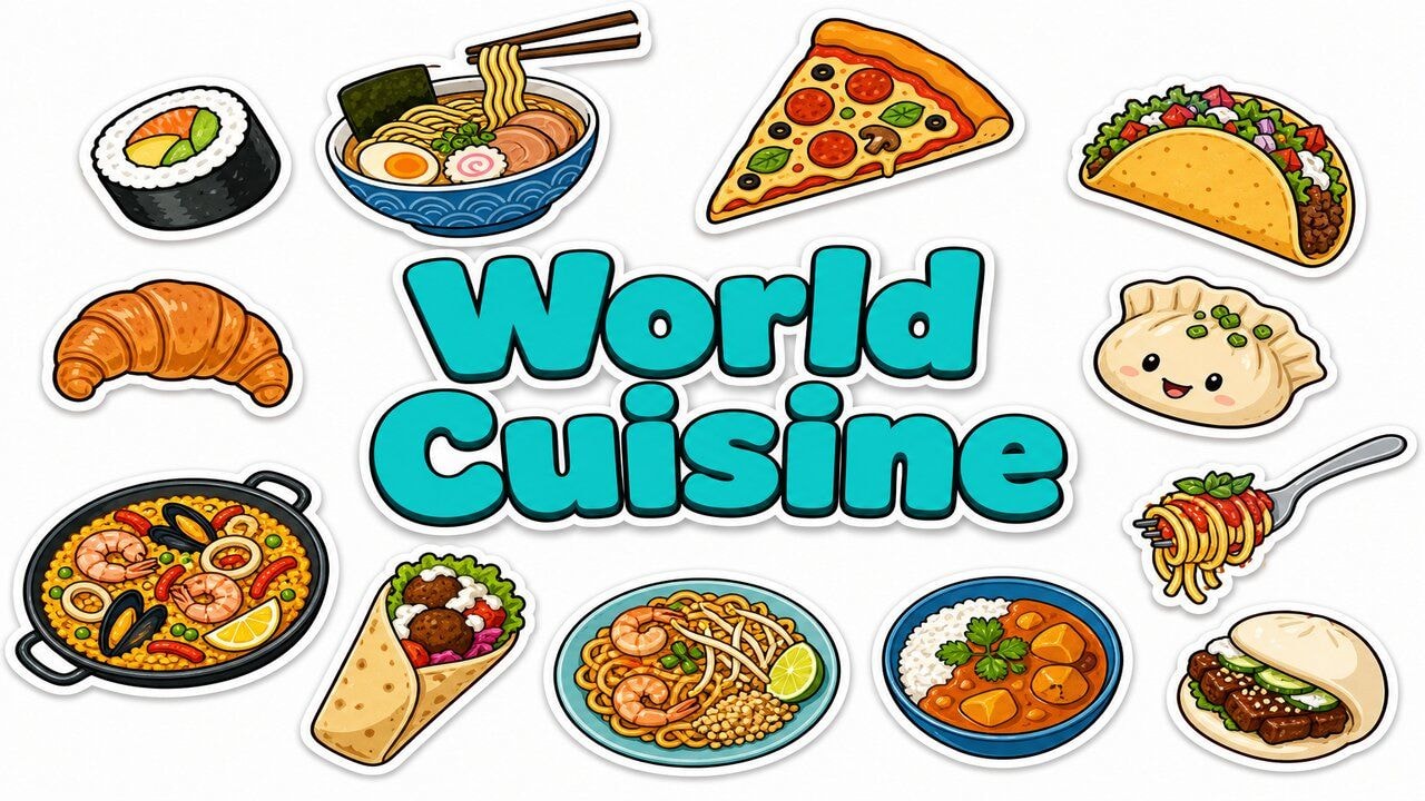 World Cuisine custom cursor collection preview