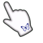 Y2K Blue Butterfly Cursor pointer cursor