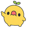 Yellow Sprout Blob Cursor pointer cursor
