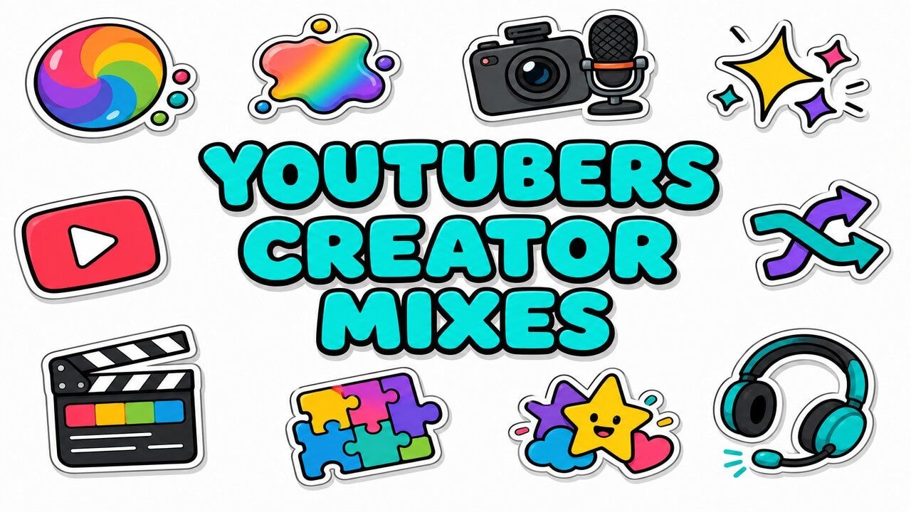 YouTubers Creator Mixes custom cursor collection preview