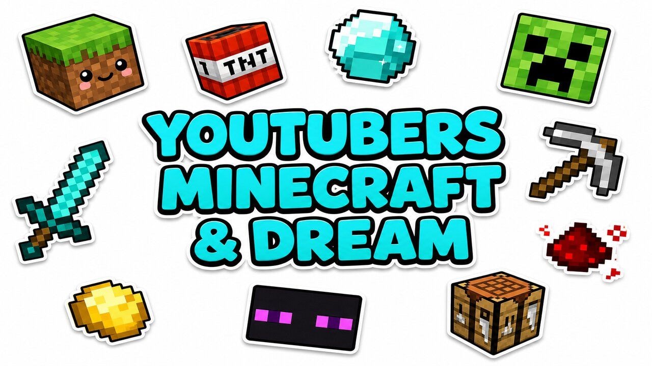 YouTubers Minecraft & Dream SMP custom cursor collection preview
