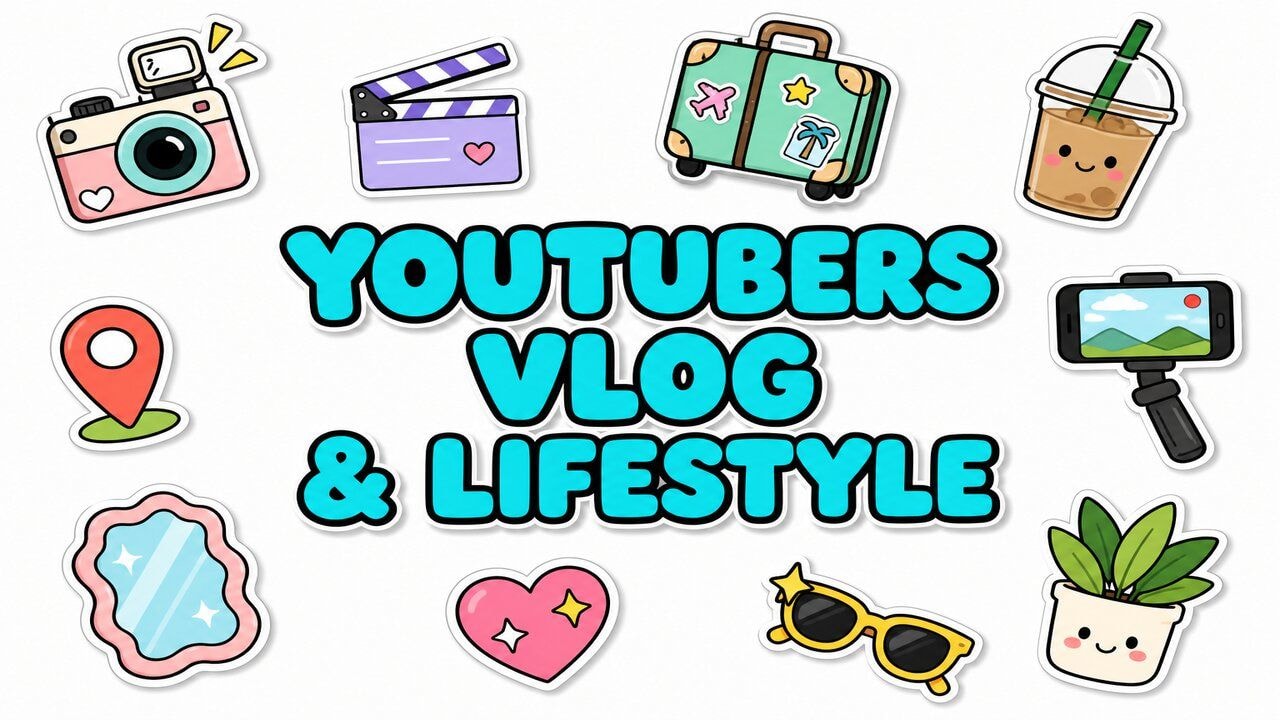 YouTubers Vlog & Lifestyle custom cursor collection preview