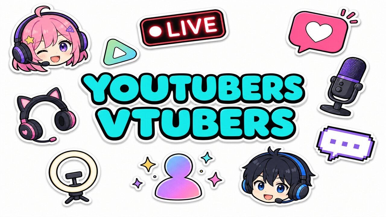 YouTubers VTubers custom cursor collection preview