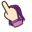 Yuri DDLC Cupcake Cursor pointer cursor
