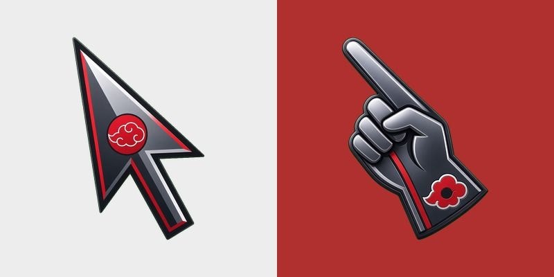 Akatsuki Cloud Chrome Cursor