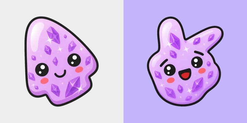 Amethyst Crystal Blob