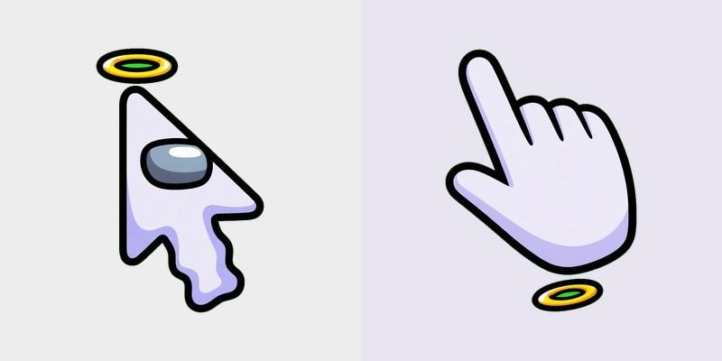 Among Us Angel Ghost Cursor