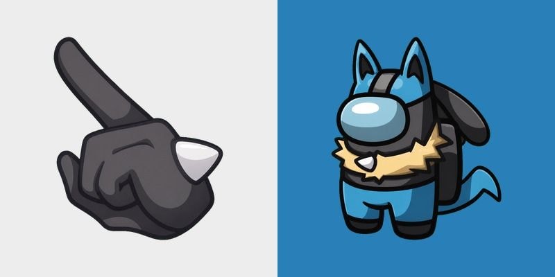 Among Us Lucario Character cursor preview