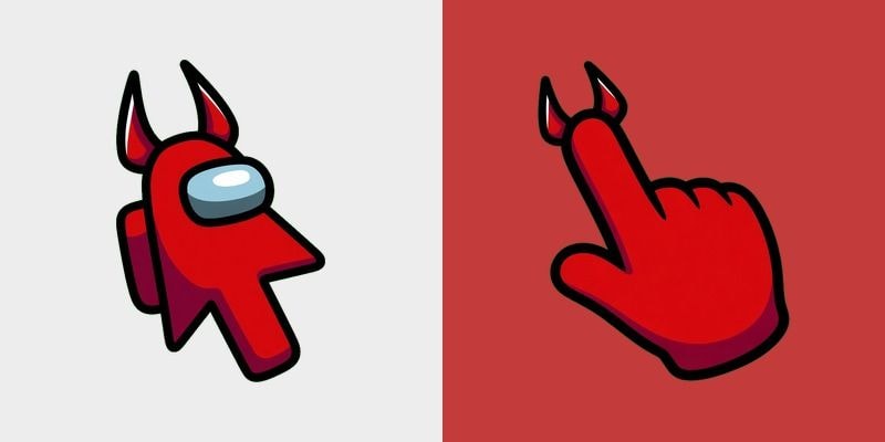Among Us Red Devil Cursor