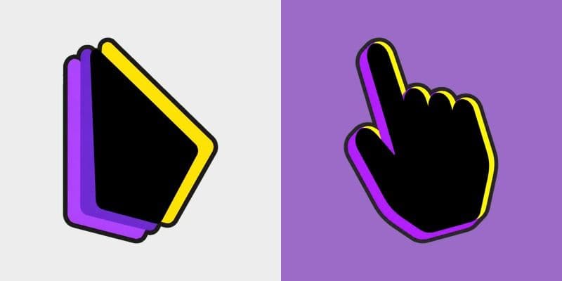 Anaglyph Purple Yellow