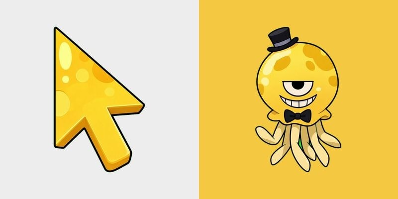 Bill Cipher Slime Cursor