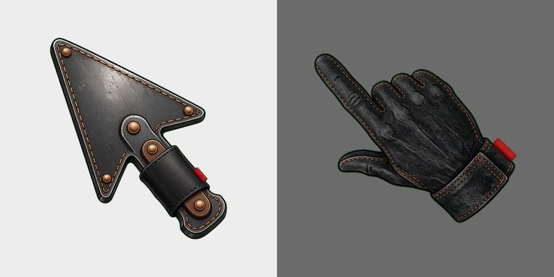Black Selvedge Denim Cursor cursor preview