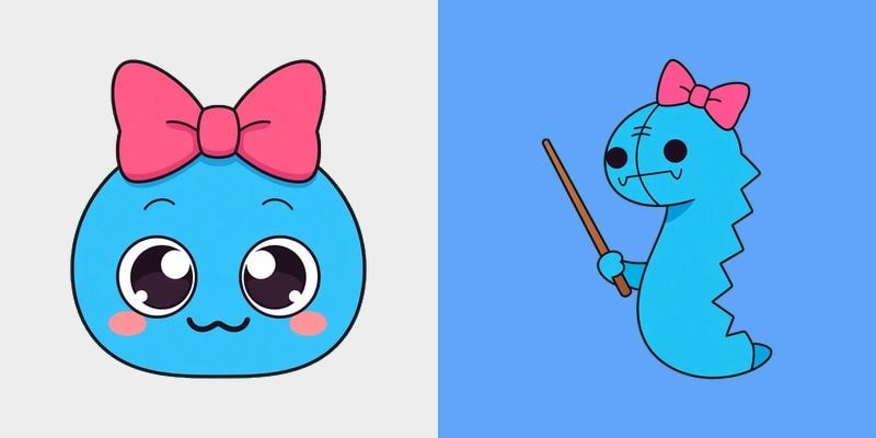 Blue Banbaleena Bow