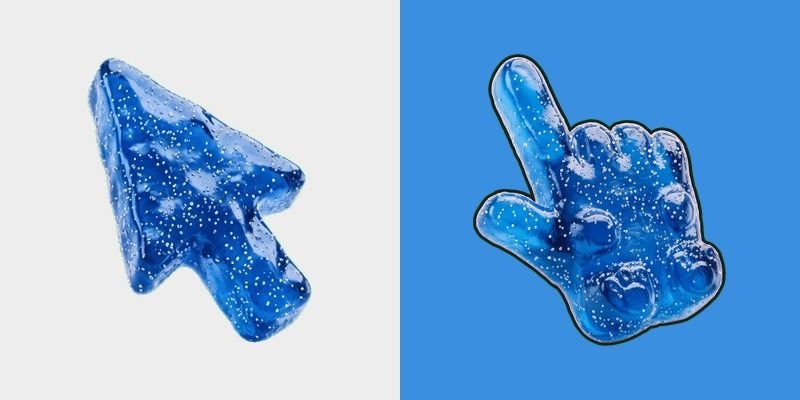 Blue Raspberry Gummy Cursor