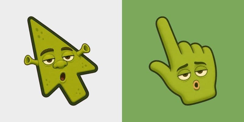 Bored Shrek Oops Face Meme