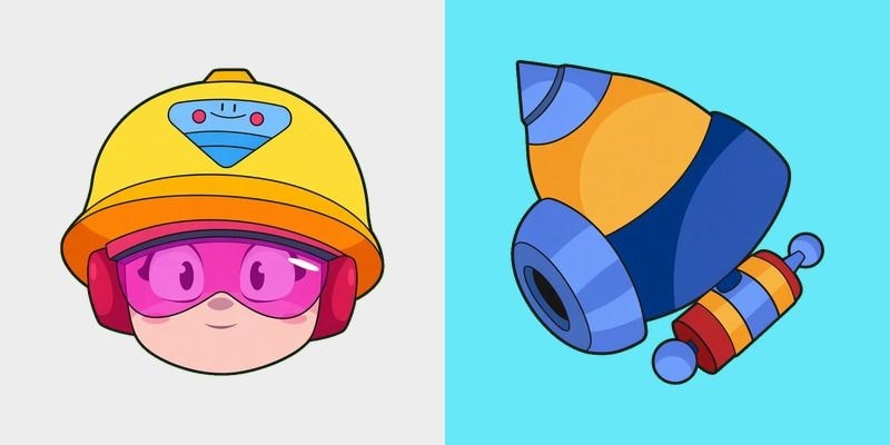 Brawl Stars Jacky Helmet Drill