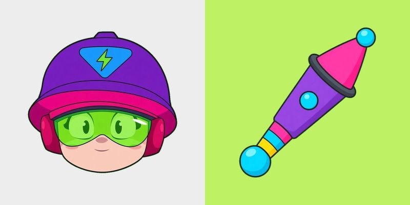 Brawl Stars Jacky Neon Bolt