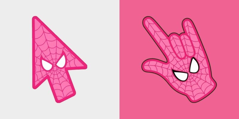 Bright Bubblegum Pink Web Cursor cursor preview