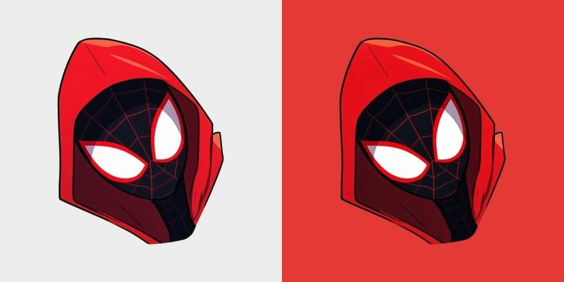 Bright Scarlet Hood Lens Cursor cursor preview