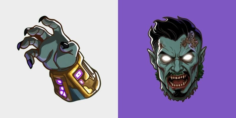 Bright Teal Ghoul Gauntlet Cursor cursor preview